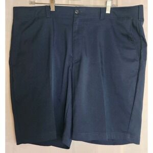 PGA Tour Athletic Golf Short Men's Size 40X9 Blue Stretch Polyester‎ Blend